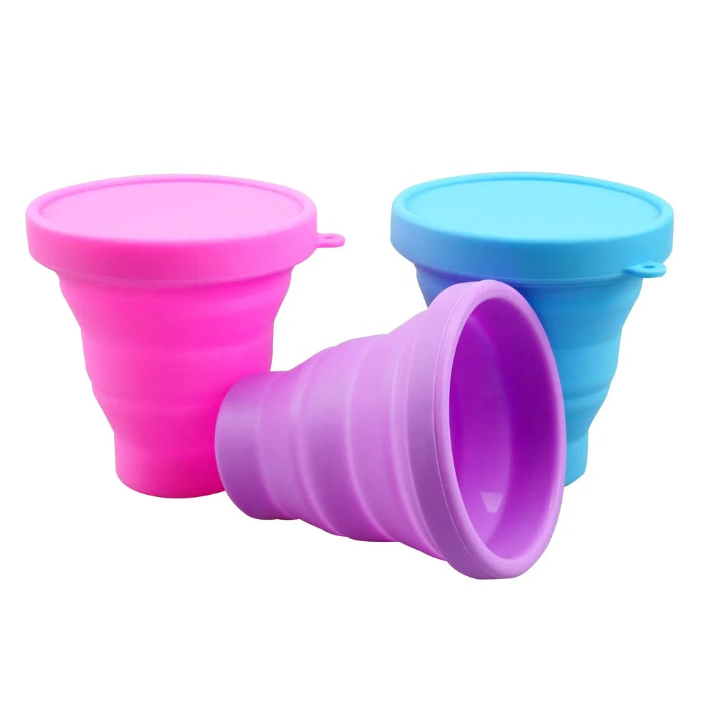 Sterile Cup Folder Menstrual Cup Sterilizer Food Grade Silicone 200ml Custom Logo Option