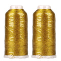 China Factory's Customizable Gold & Silver Filament Metallic Thread for Garment Sewing Cross Stitch Embroidery Crochet Knitting