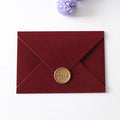 Custom Cardboard Pouch Paper Envelope Packaging Customized Wedding Invitation Card Velvet Envelope