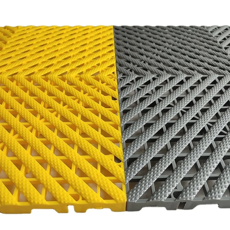 Interlocking Outdoor Sports Venues Floor Tile Durable Portable PP Plastic Modular Garage Flooring Modern Injection Molding Hotel