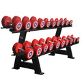 Commercial Hexagonal Dumbbell Rack - Heavy Duty Round Head Dumbbell Storage Stand for Gym & Home Use