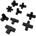 Plastic Pipe Fittings 1-6 Way Right Angle Plastic Connector 3 Way Plastic Corner Conector for square Tubes