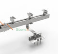 Solar Roof Mounting System Aluminum 6005-T5 Silver/Black Anodized for Flat/Metal/Tile Roofs Home Energy Power Station