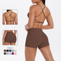 Custom Women Short Sets Two Piece Shorts Gym Set Women Summer Clothing Sexy Active Wear Yoga Workout Sets for Women
