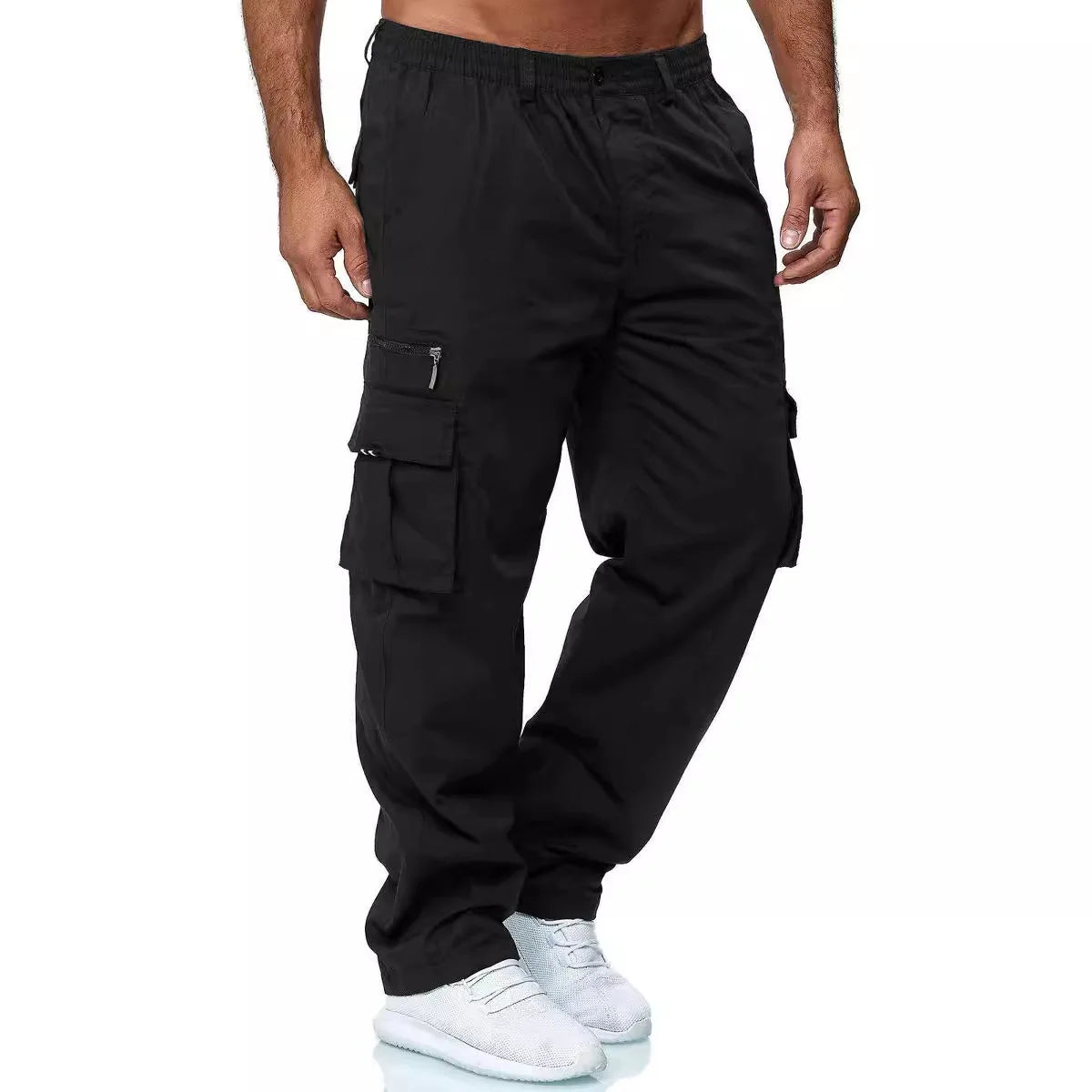 Men's 100% Cotton Anti-Static Work Pants Waterproof and Dust-Proof with Hand Drawn & Embossed Design