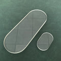 High Temperature 3.3 Borosilicate Glass Panel Round Sight Glass Discs for Boiler Level Indicator
