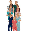 42025LW Scrub Brush Dispenser Surgical Jogger Scrubs Stacked Medical Scrub Spandex