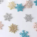 Nicro Wholesale Price 200pcs/bag Biodegradable Fabric Snowflake Glitter Confetti DIY Accessories Wedding Christmas Decoration