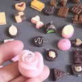 Flatback Cabochon Cookie Chocolate with Hook Korean Accessories Luxury Charms for Bracelets Wholesale Bulk Miniature Resin Food