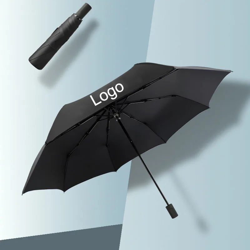 Cheap Portable Windproof Travel Promotional Foldable Three-Folding Modern Custom Compact Umbrella