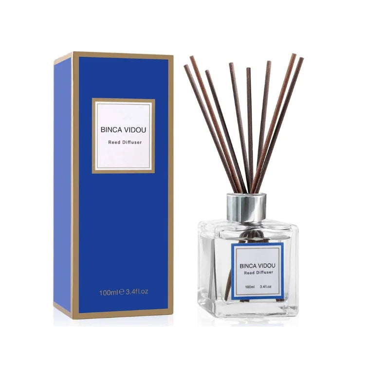 Eco Friendly Custom Logo Reed Diffuser Box Packaging with Matt Lamination Embossing UV Coating-Rigid Boxes