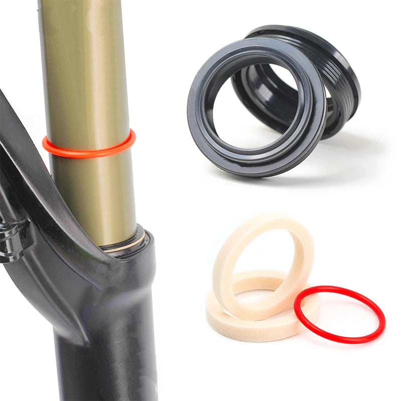 Magicbros MG-FO108 Resin Plastic Black Fork Oil Seal for MTB Bike Front Fork Dustproof