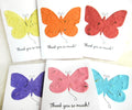 Business Gift Seed Paper Greeting Cards with Offset and UV Printing Options Featuring Intricate Paper Flowers