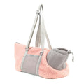 Wholesale Lovable pink Black Fleece Breathable Puppy Pouch Cat Dog Pet Sling Dog Carrier