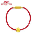 Gold DIY Accessories Peach Blossom Pendant Lucky Beads Bracelet Beads Accessories Necklace for Women No Color Fading Wholesale