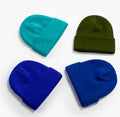 New Fashion Multi Color Factory Price Custom Plain Acrylic Fiber Knit Winter Warm Beanie