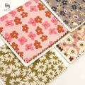 Lovely Girl Children's Wear Polka Dot Floral 100% Polyester Print Corduroy Fabric for Kids Cloth