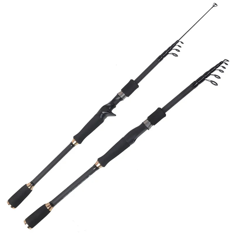 Modern Design Carbon Fiber Fishing Rod Telescopic Spinning Casting Rod