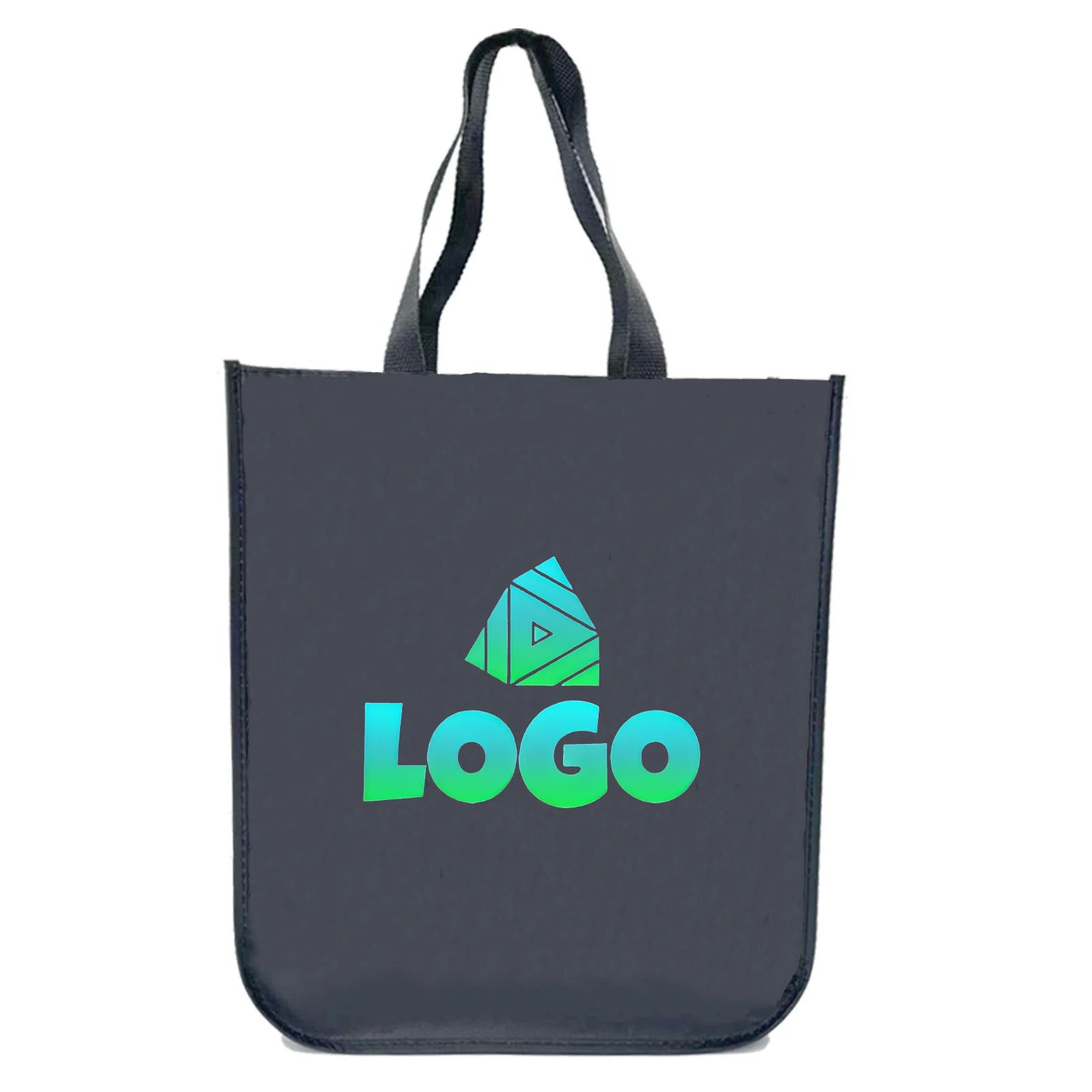 Lemon Pattern Reusable Eco-Friendly PP Laminated Non-Woven Tote Shopping Bag Custom Foldable Polyester Fabric Packaging