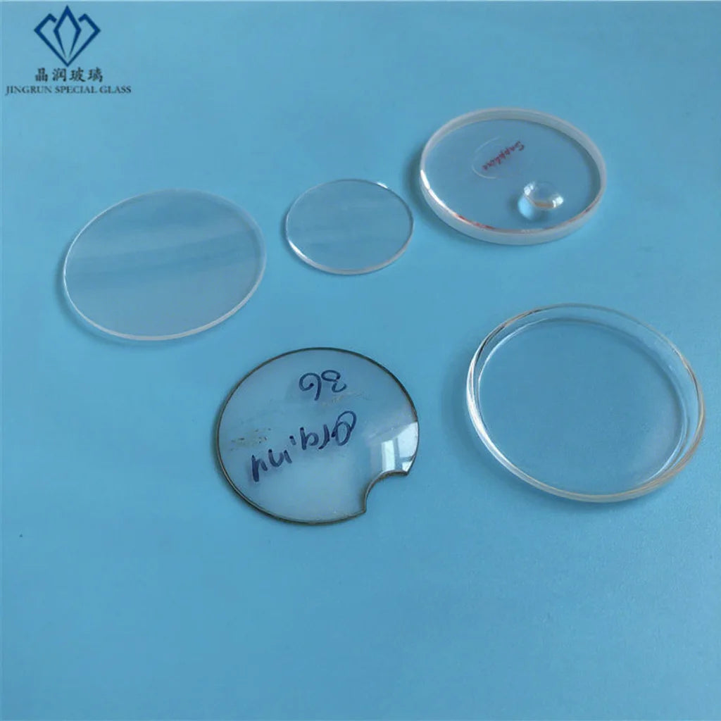 High Strength Raw Mineral Different Design Round Sapphire Crystal Watch Glass Lens 12mm 13mm 14mm...45mm  for Sale