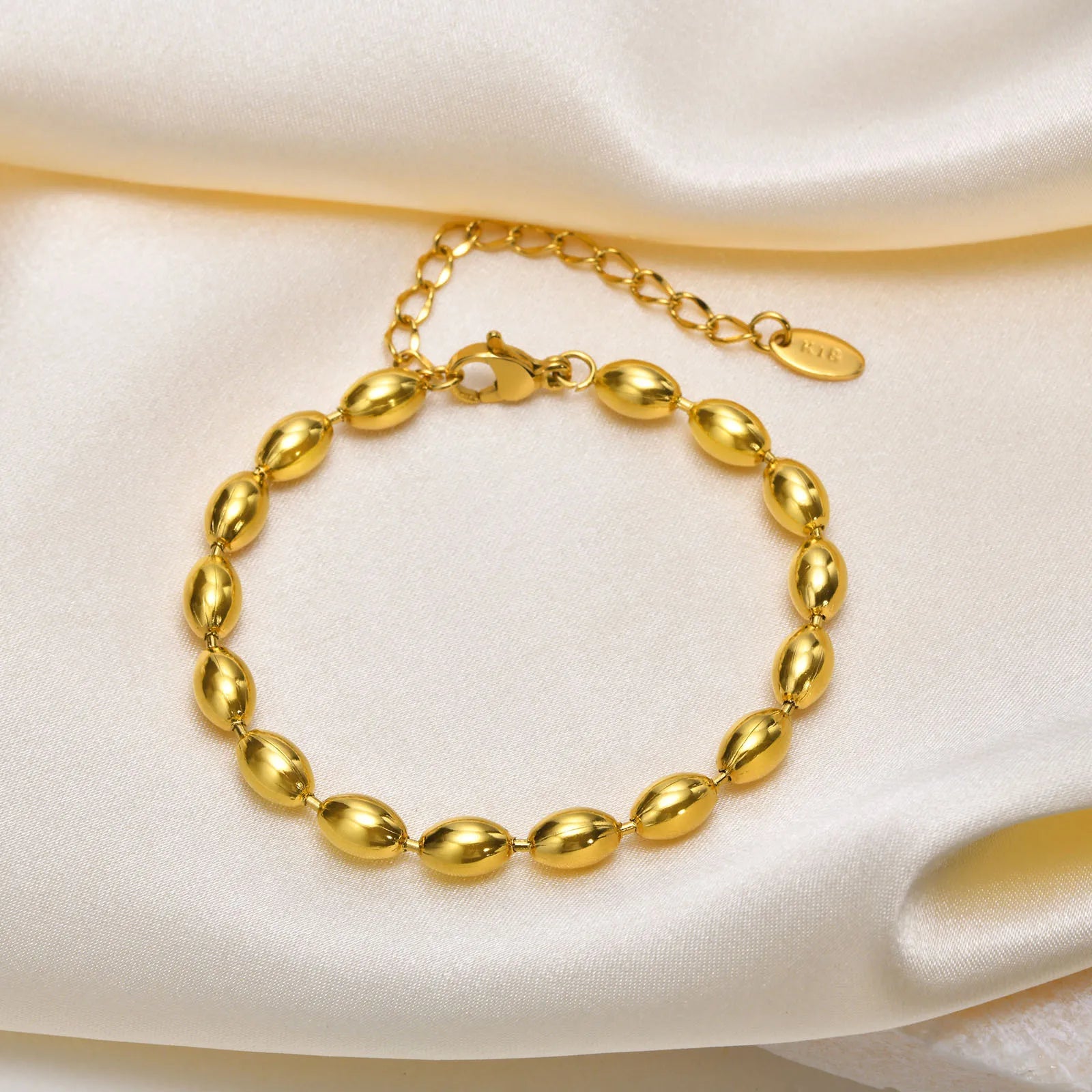 New Design Style Stainless Steel Rugby Chain Bracelets 18k Gold Jewelry for Women Acier Inoxydable Bijoux En Gros