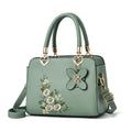 Fashionable Ladies'Bag ClassicTemperament Handbag With Zipper Shoulders Bags Ladies Messenger Large Capacity Embroidery Handbags