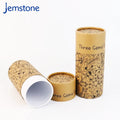 Wholesale Free Design Empty Custom Color Biodegradable Box Food Tea Gift Cylinder Round Paper Packaging Kraft Paper Tube