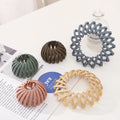Lazy Style Hair Claw Clips Horsetail Buckle Hair Clips for Women Bird Nest Expanding Hair Accessories Matte Hairpins Bun