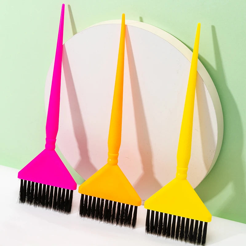 Private Label Wholesale DIY Professional Plastic Nylon Tinting Brush Hair Coloring Brush Hair Dye Brushes