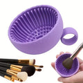 Food-grade Silicone Bowl for Makeup Brush Cleaner Tool Flexible Silicone Cleaning Bowl Can High Temperature Setrilization