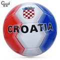 Custom Country Flag  32 Panels 330-350G PVC Football Balls Machine Stitched Promotional Soccer Ball