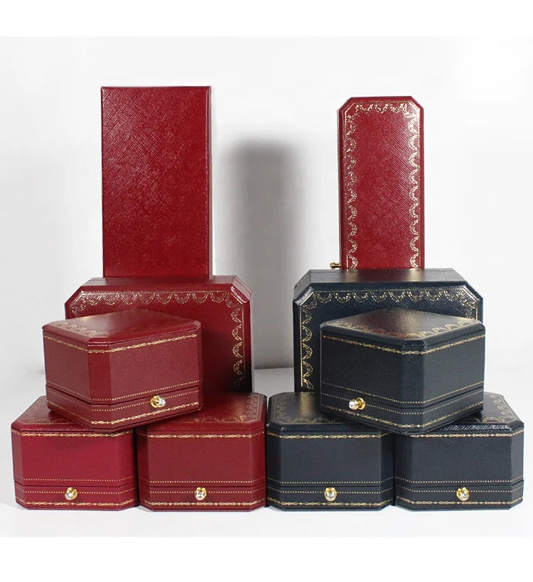 High-end Octagonal Jewelry Box Big Brand Ring Box Large Modern Packaging Box Customization