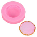 HY Silicone Mini Single Macaroon Mould Hamburger Shape Baking Moulds for Fondant