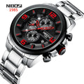 NIBOSI 2336 Wrist Watch Supplier Men Quartz Wristwatch Watches Stainless Steel Relojes Hombre