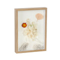 White Deep Wood Shadowbox Picture Frame Box for Display Dried Flowers Plant Specimen Memory Photos Wedding