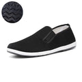 Custom Casual Transparent Rubber Sole Flat Mens Casual Canvas Traditional Beijing Handmade Cloth Shoes