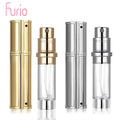 Good Price of Colorful Empty Modern Atomizer 5Ml Glass Perfume Bottle Black Glass Bottom-filling Refillable Spray Bottles
