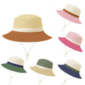 Kids New Two Tone Color Bucket Hat Outdoor Baby Sunshade Child Bucket Hat