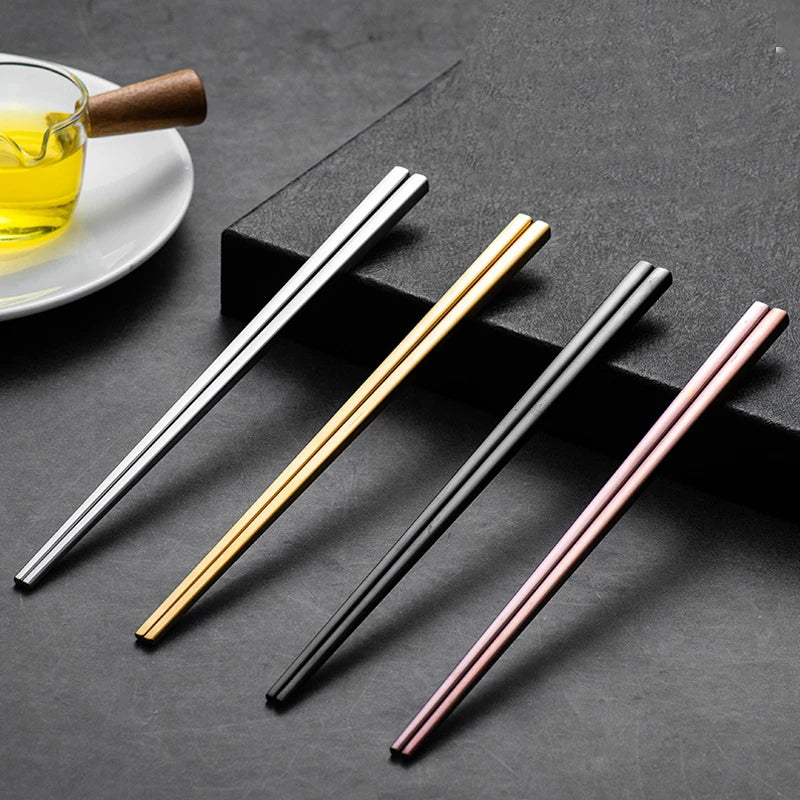 Wholesale Custom Korean Style Stainless Steel 304 Chopsticks With Logo