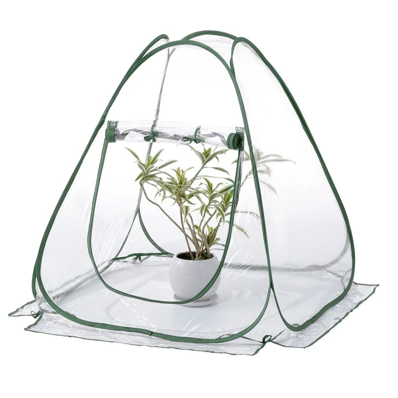 Home Garden Mini Pop up Portable Greenhouse Plant Flower Protective Cover