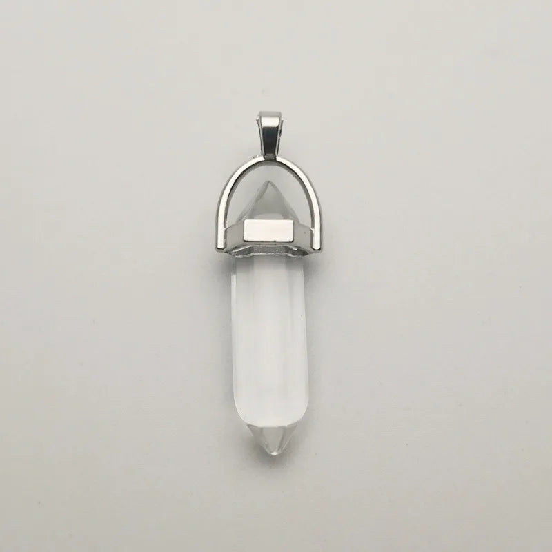 DIY Good Supplier Natural Rock Stone Gemstone Crystal Pendulum for decor
