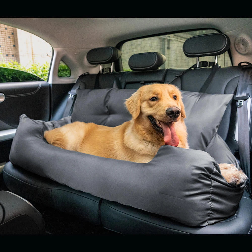 Hot Sale Travel Bolster Luxury Comfort Waterproof Dog Car Seat Bed Folding Pet Carrier Bag Cat Bed Luxury Dog Beds for Back Seat