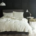 Wholesale 4-Piece Luxury Woven Plain Soft 100% Supima Cotton Flame Retardant 500TC Duvet Cover Bedding Set