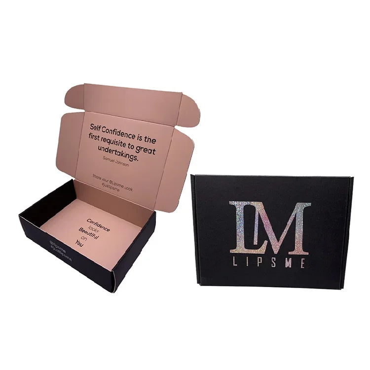 Custom Logo Clothing Packaging Paper Boxes Corrugated Shipping Mailer Paper Box