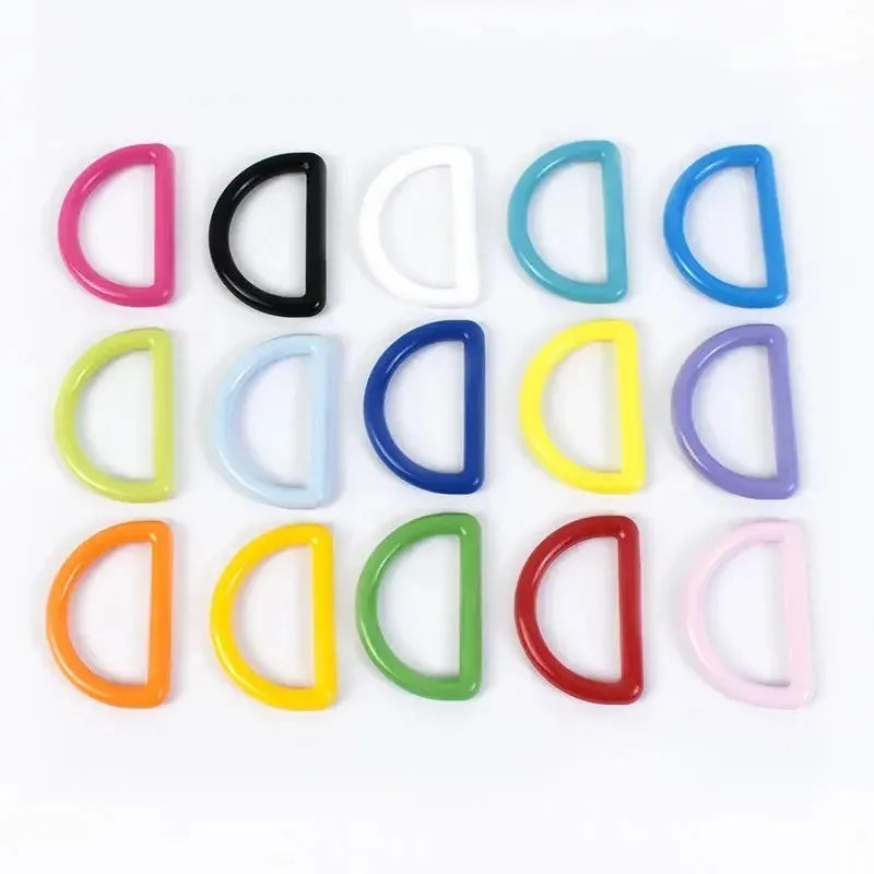 MeeTee BF922 20mm DIY Bag Accessories Colorful Connector Clasp With D Ring Buckle Adjustable for Clothing Made of Plastic