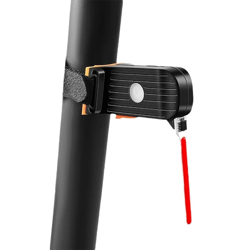 Night Cycling Remote Control Road Bike Tail Light IP65 Waterproof Rechargeable LED Battery Powered Turn Signal Light with Alarm