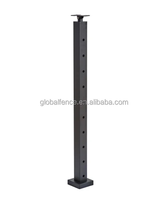 Reilbu Top Mounted Silver Cable Railing Angle End Post