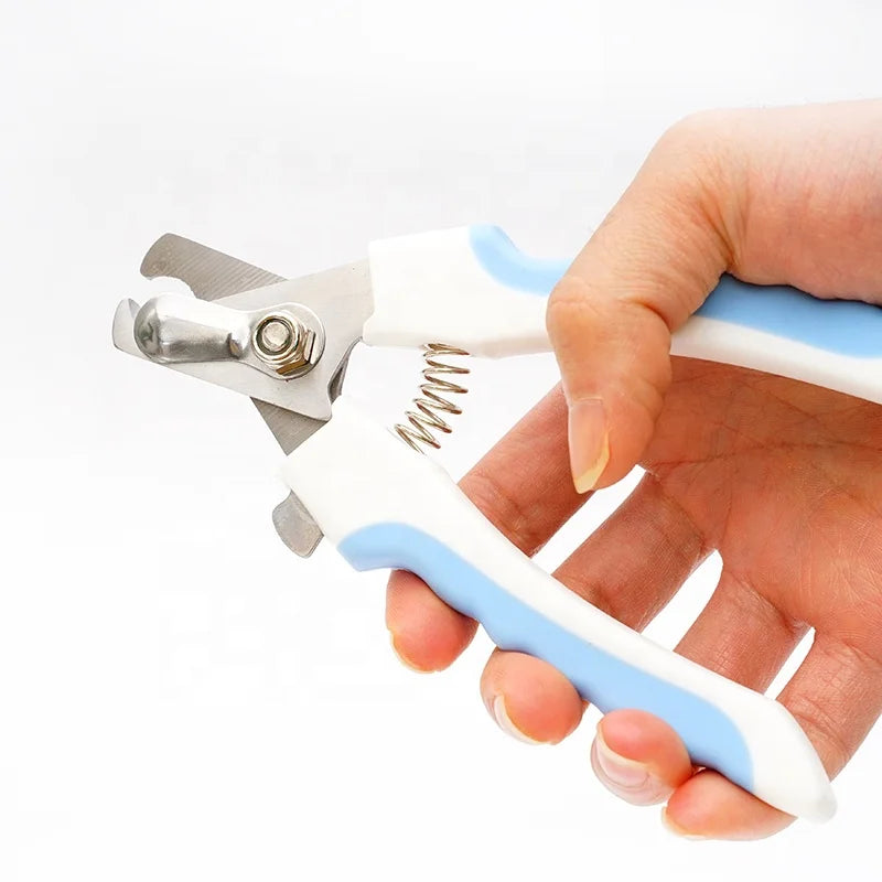 OEM ODM Custom Logo Stainless Steel Professional Cat Dog Pet Claw Care Nail Trimmer Clipper with Free Nail File
