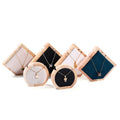 New Trending Wooden Jewelry Display Stand Rack Pentagon Hexagon Circle Pendant Prop Holder Stylish Container for Jewelry