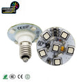 14mm E10 Base Auto Running AC24V RGB LED Pixel Point Lights Pre-Programmed 5050 IP65 360 Angle 9 LEDs for Theme Parks Plastic
